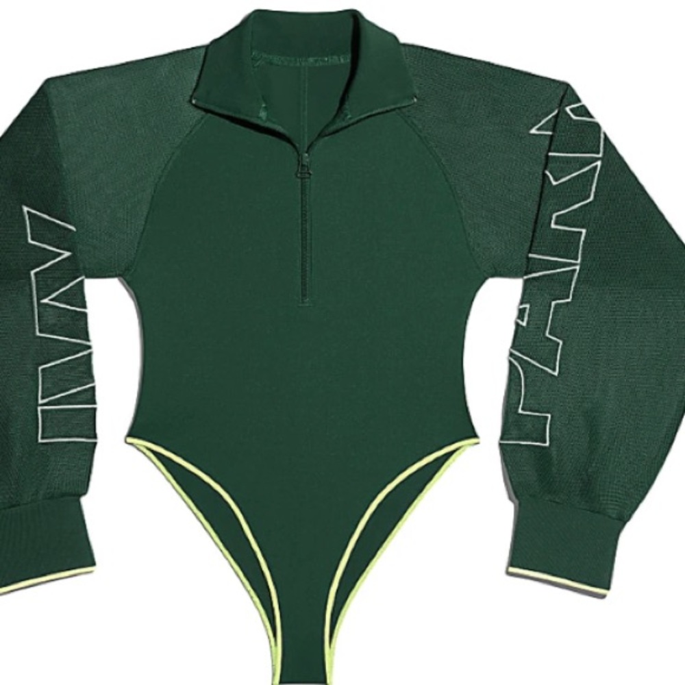IvyPark Green Bodysuit Size: XL